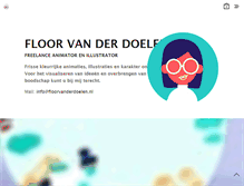 Tablet Screenshot of floorvanderdoelen.nl